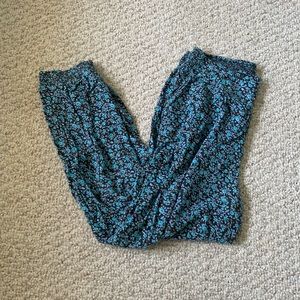 aerie flowy harem pants